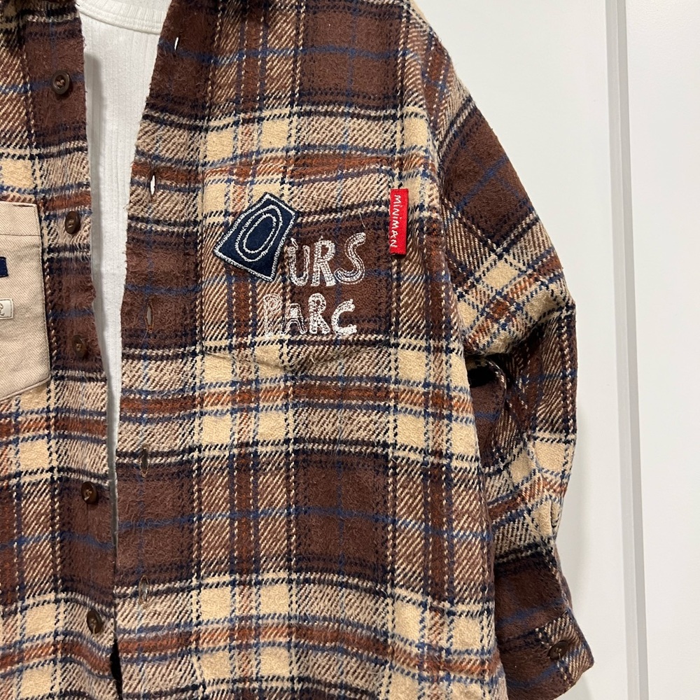 Mini Man, thick flannel shirt - Picture 4 of 12